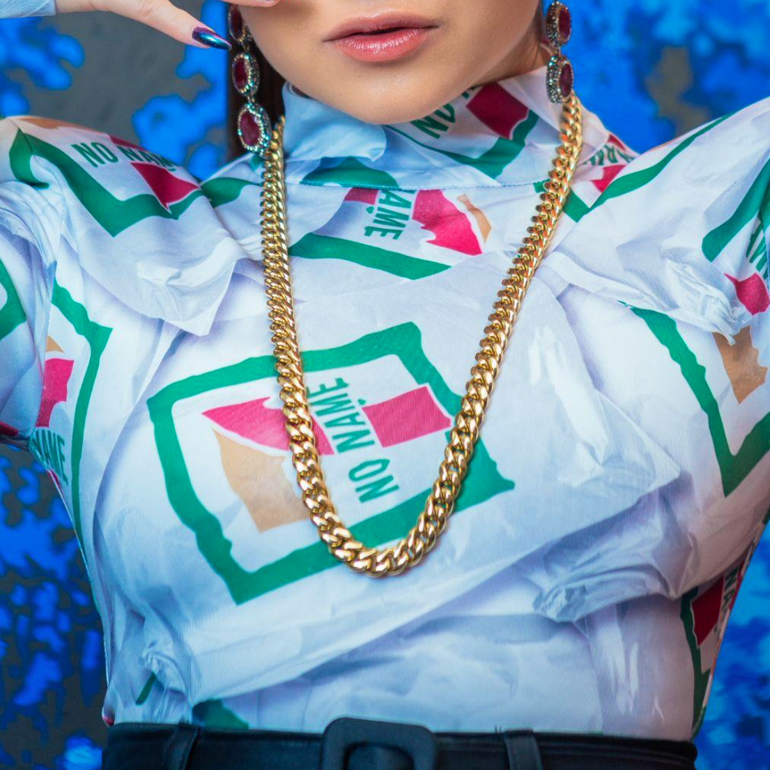 Cadena Eslabón Cubano Chico