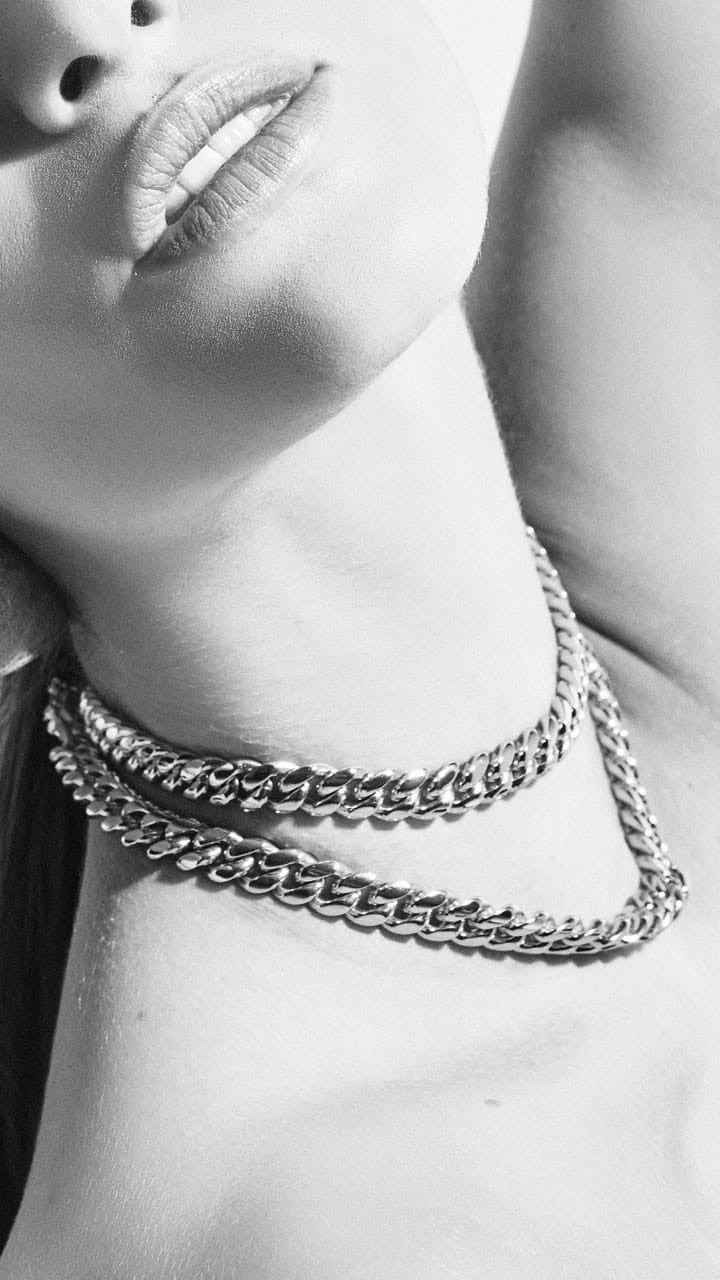 Cadena Eslabón Cubano Chico