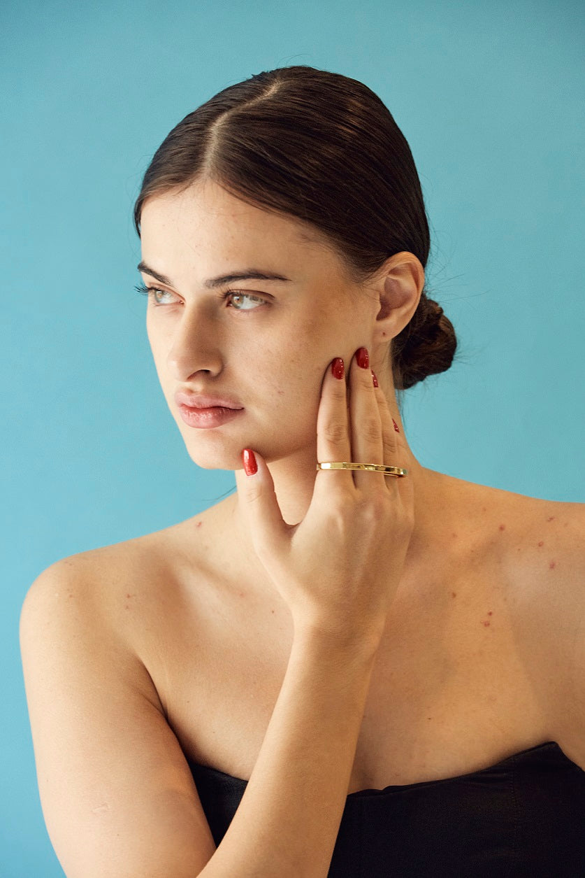 Anillo Manopla Dorada