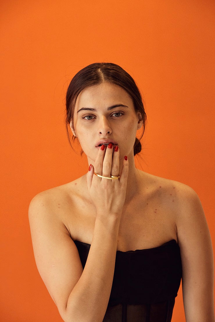 Anillo Manopla Dorada
