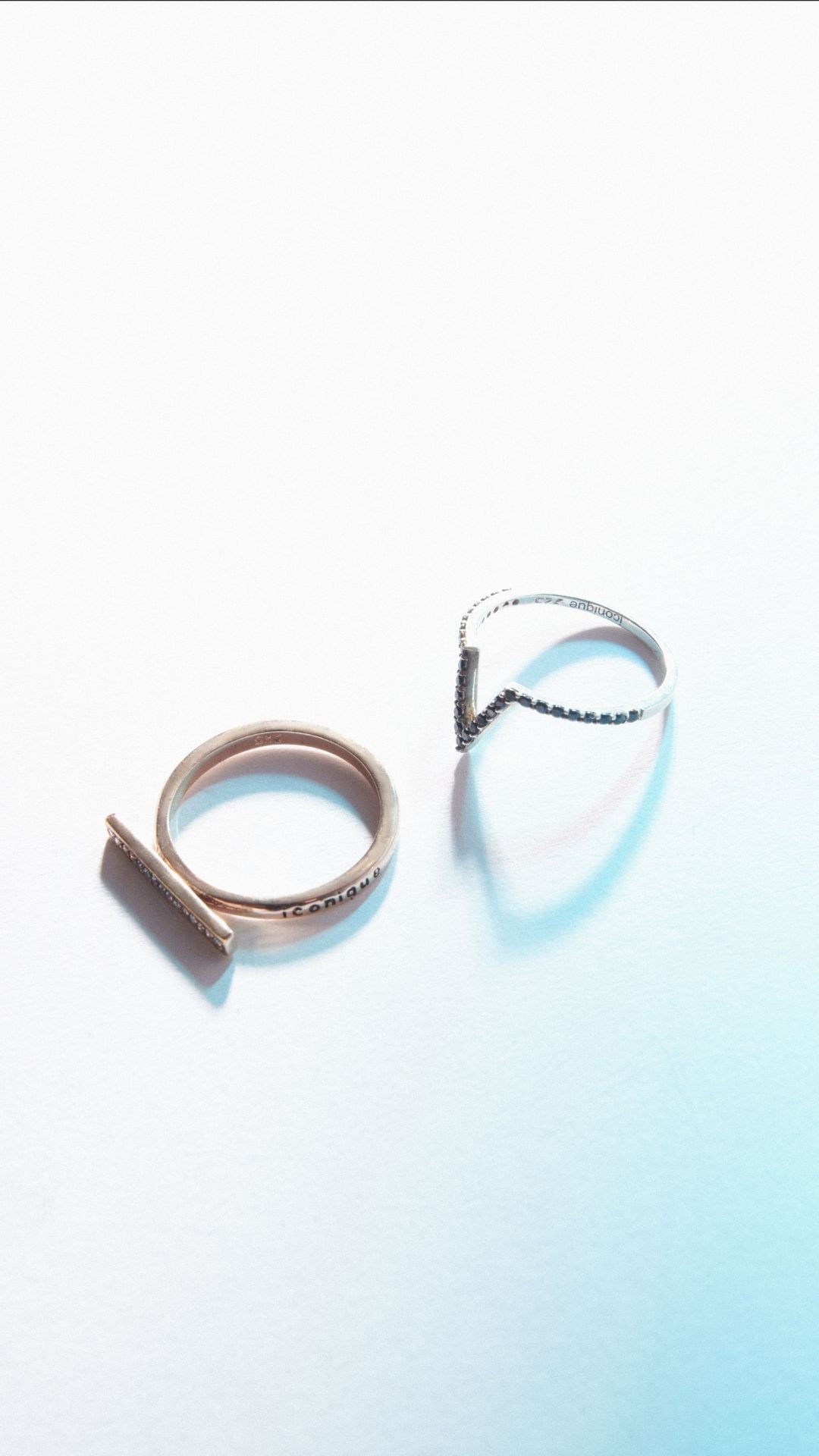 Anillo Rosa Barra Zirconia