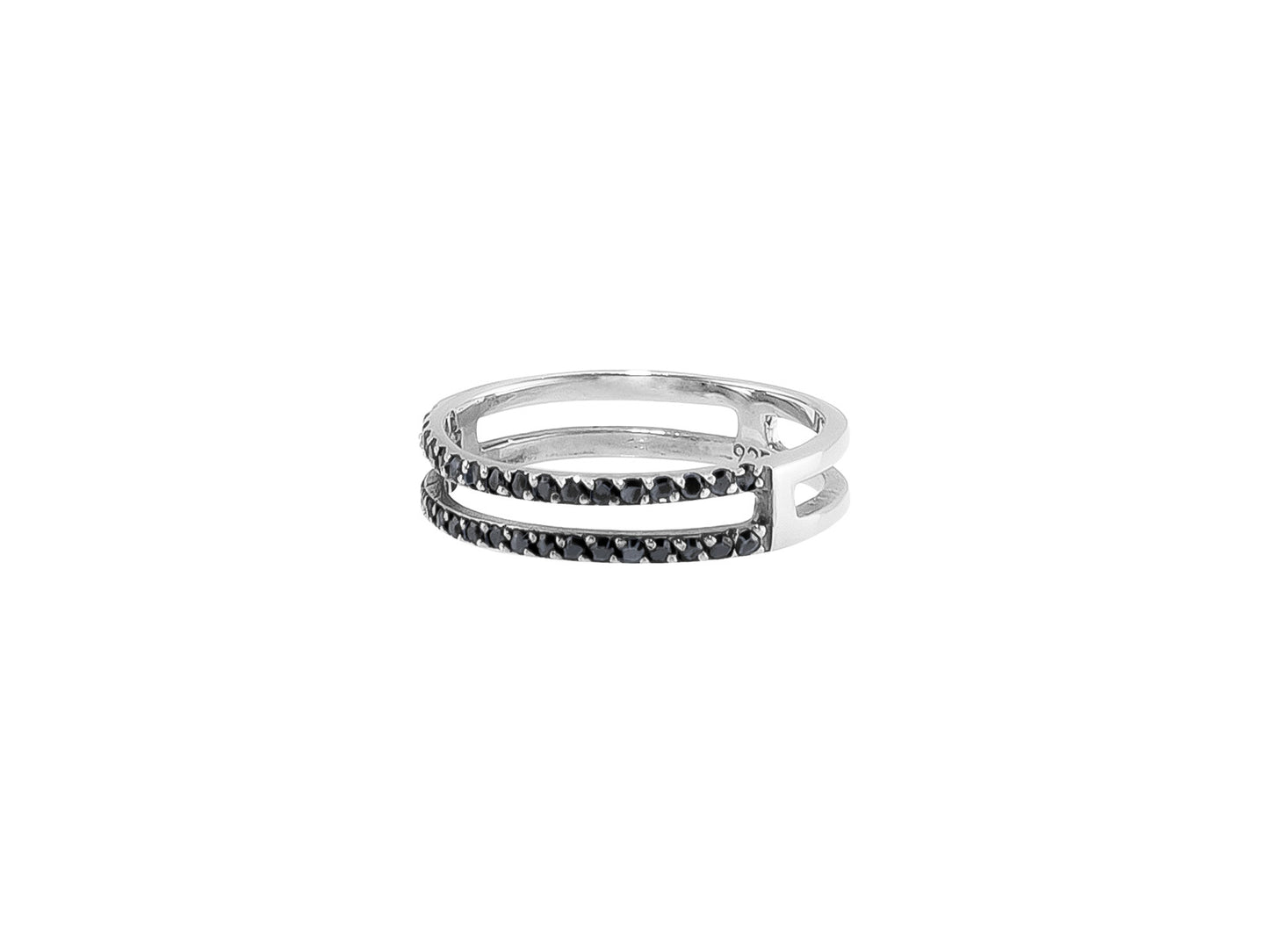 Anillo Doble Plata