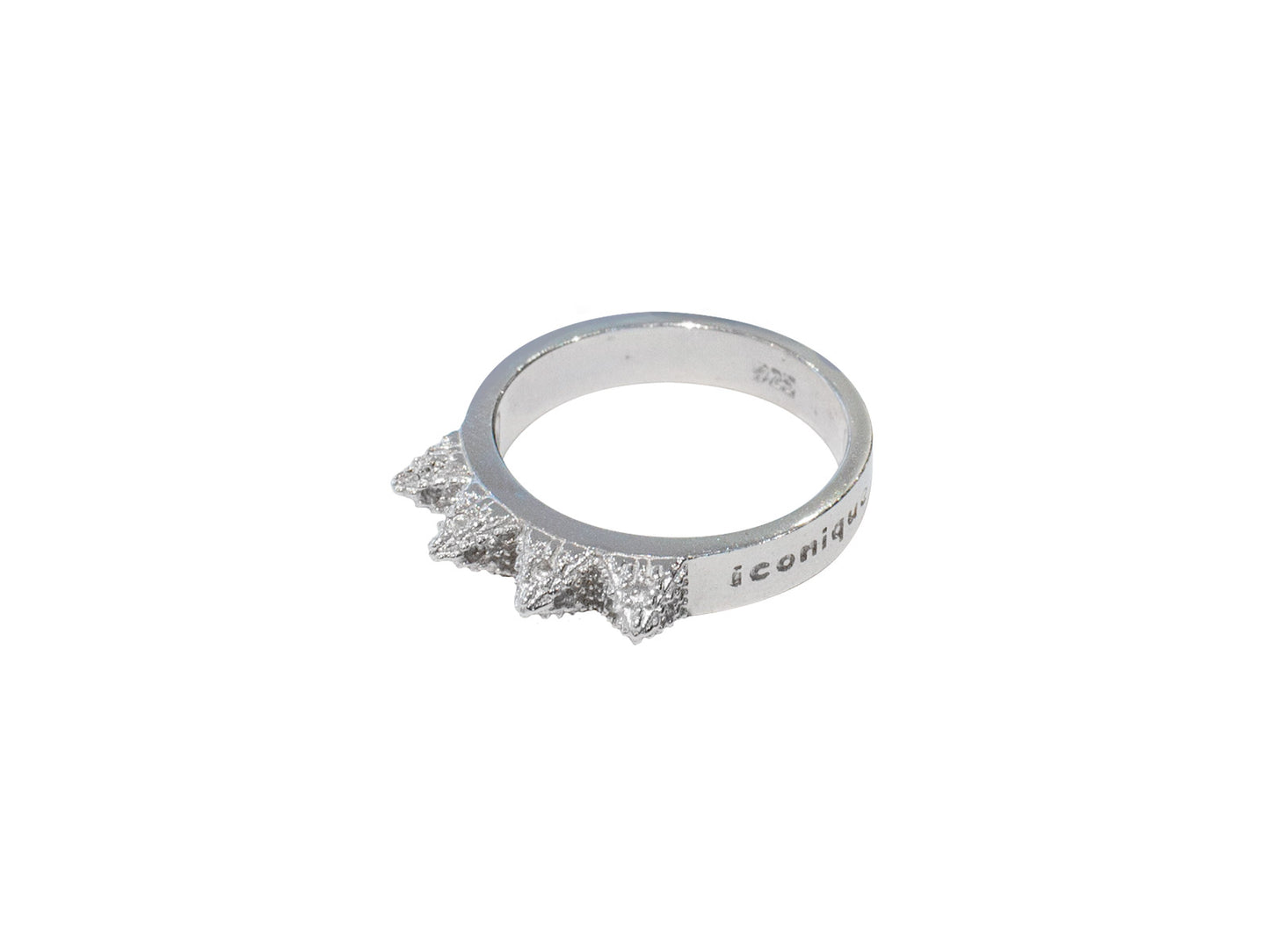 Anillo Plata Pico Martillado