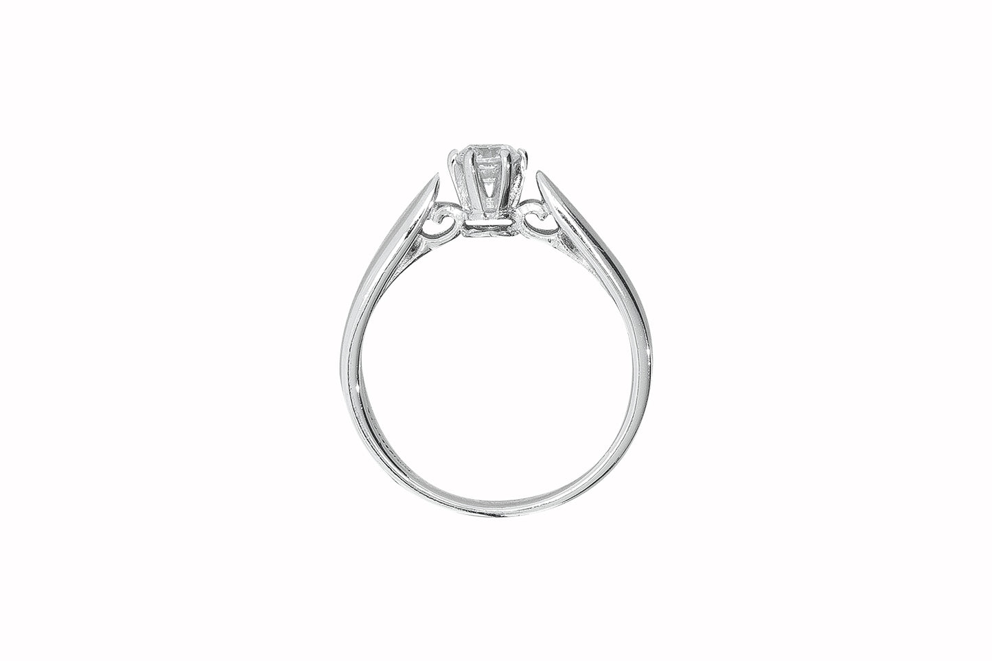 Anillo Solitario Montura Detalles