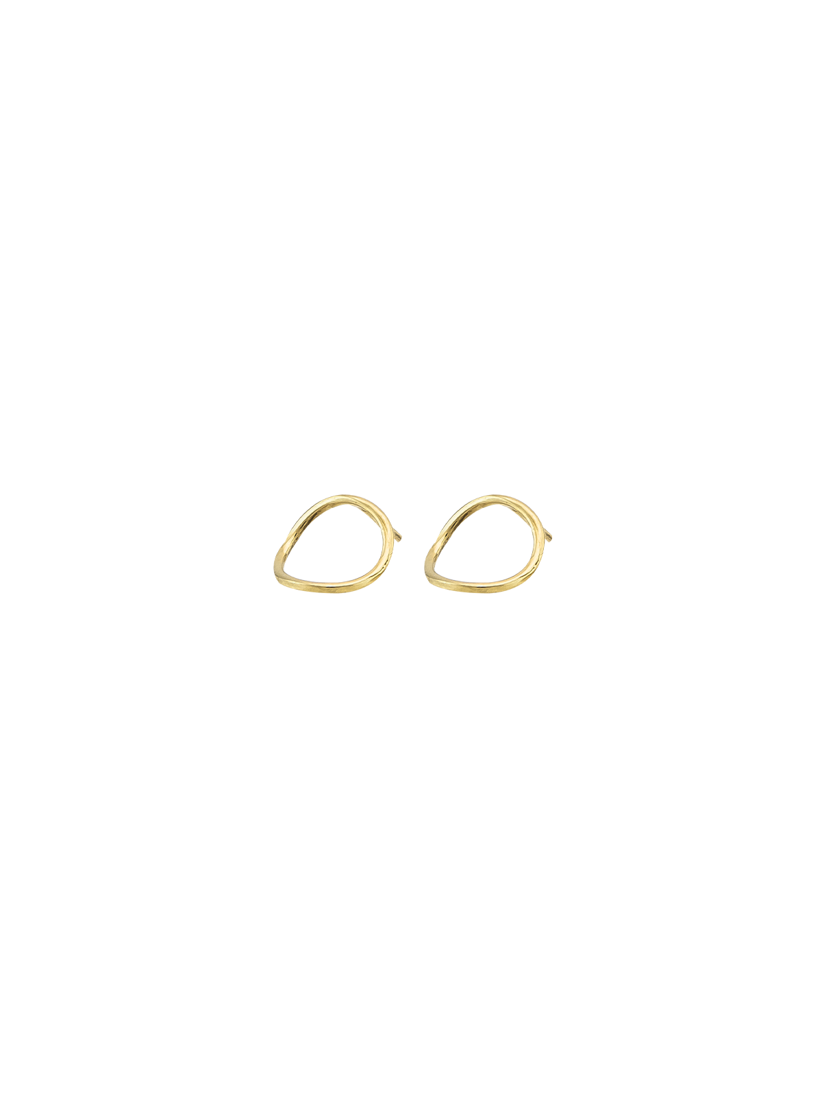 Aretes Círculo Dorado