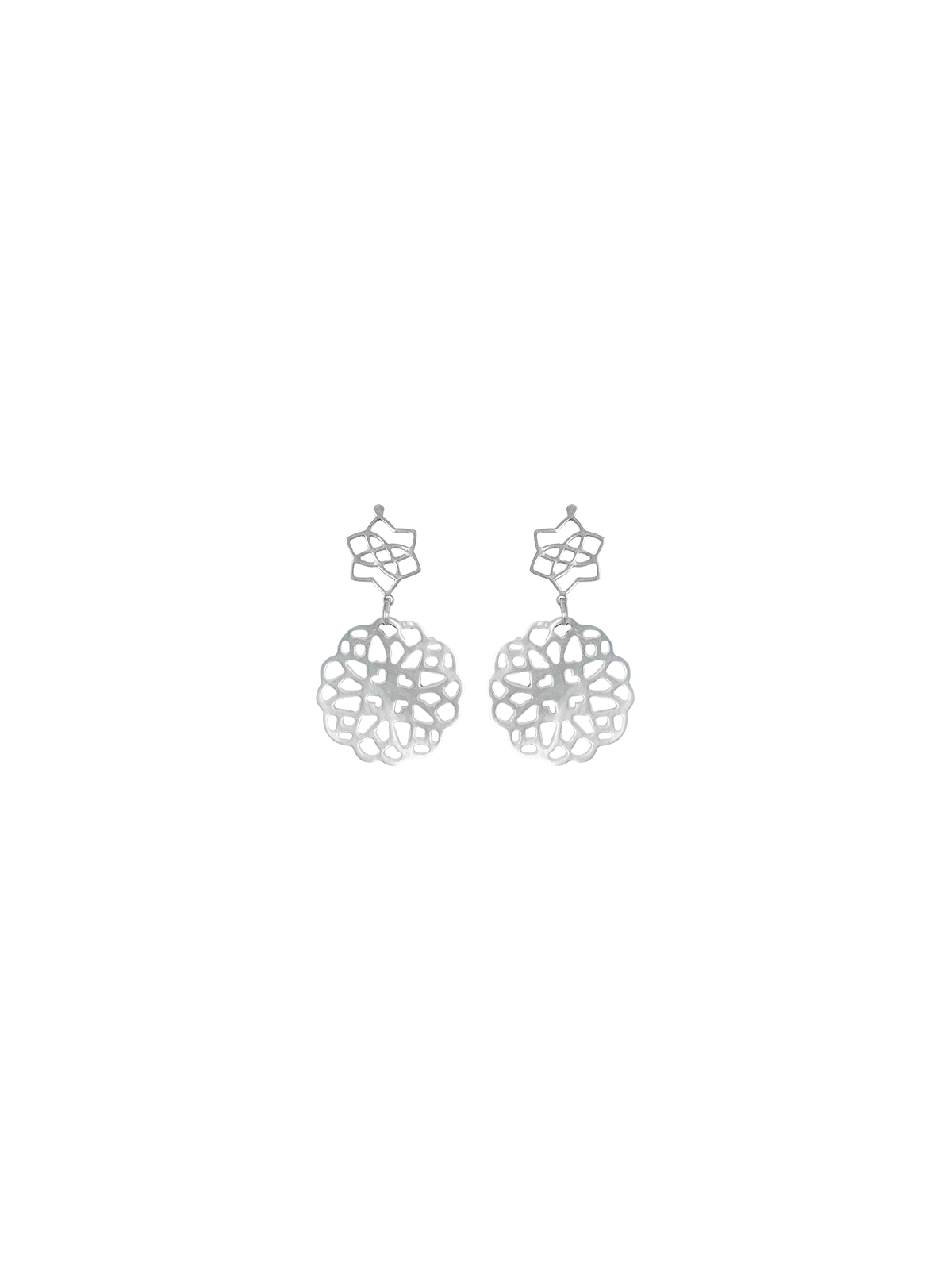 Aretes Plata iconique Madre Perla
