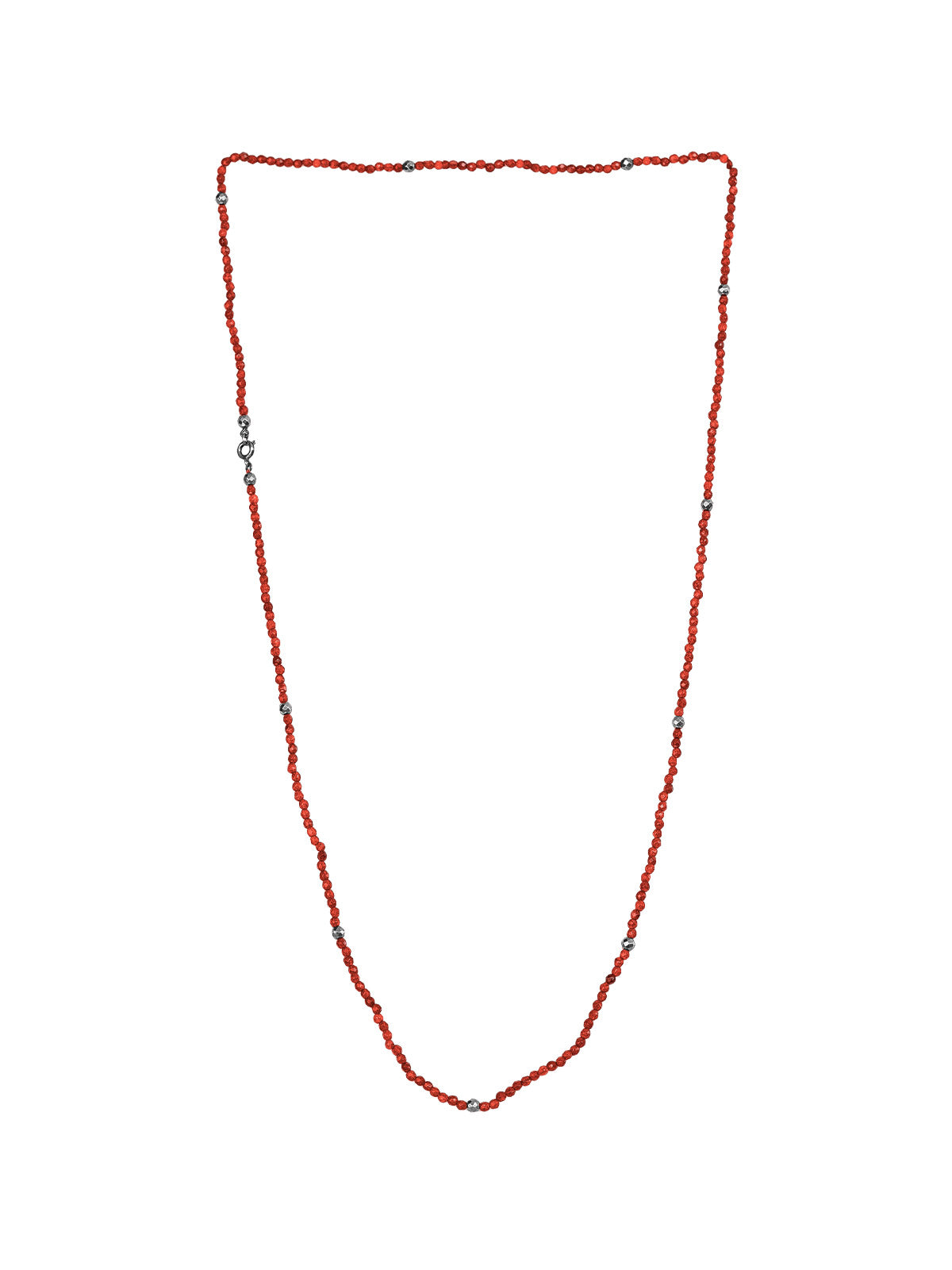 Collar Piedra Cornalina Roja