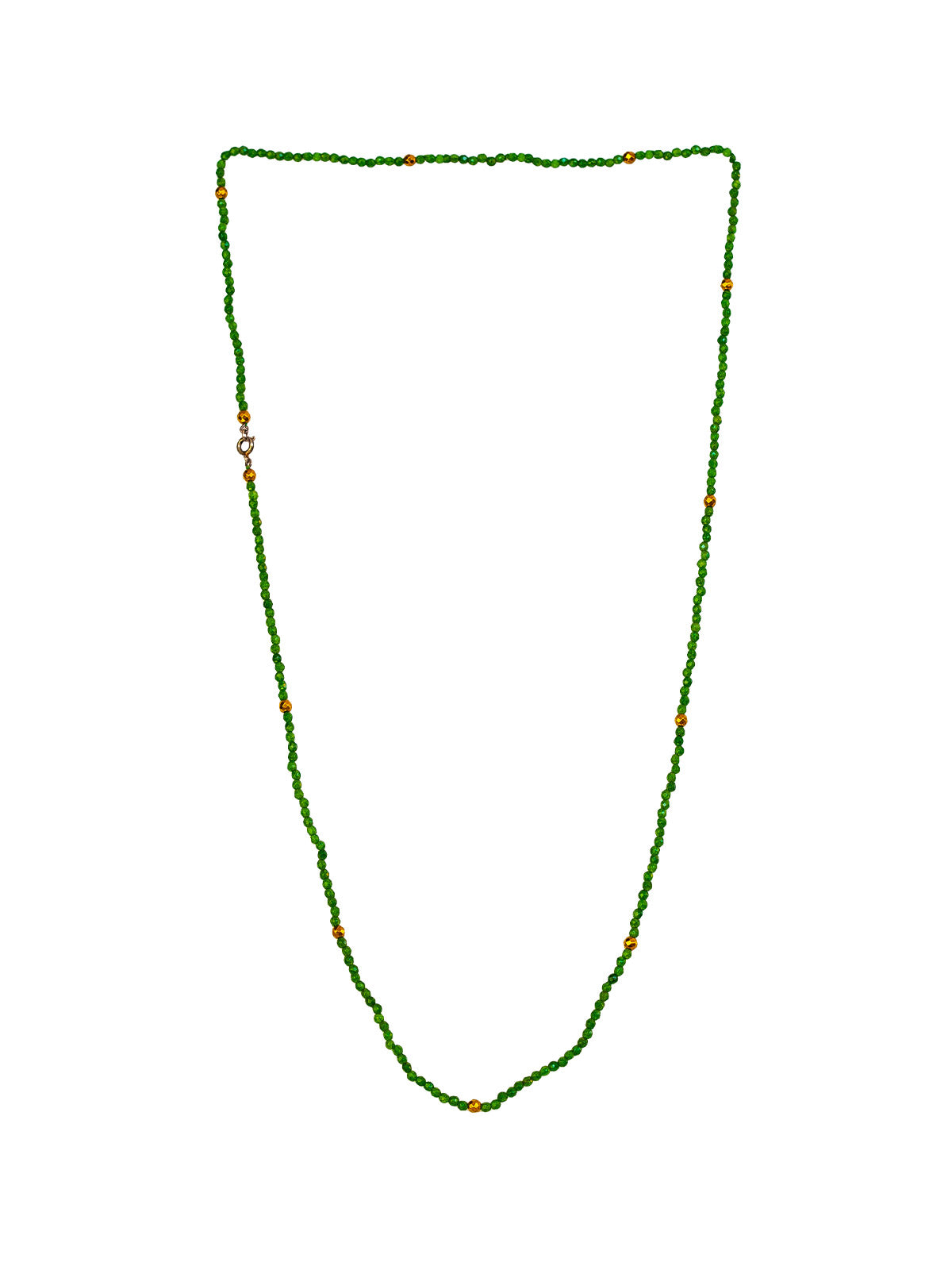 Collar Piedra Cornalina Verde