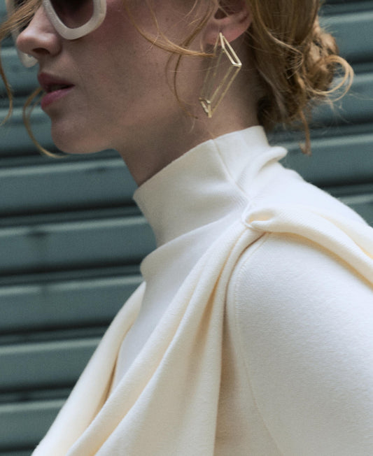 Aretes Dorados Geométricos