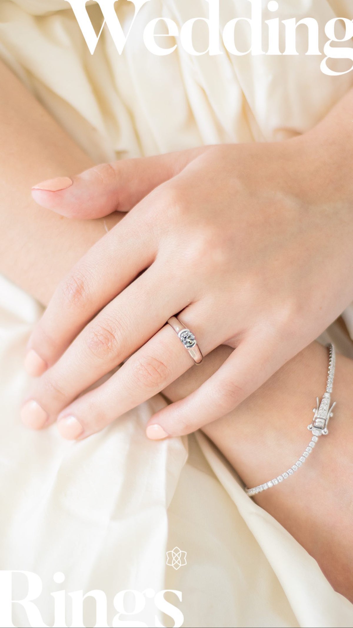 Anillo Solitario Plata Simple