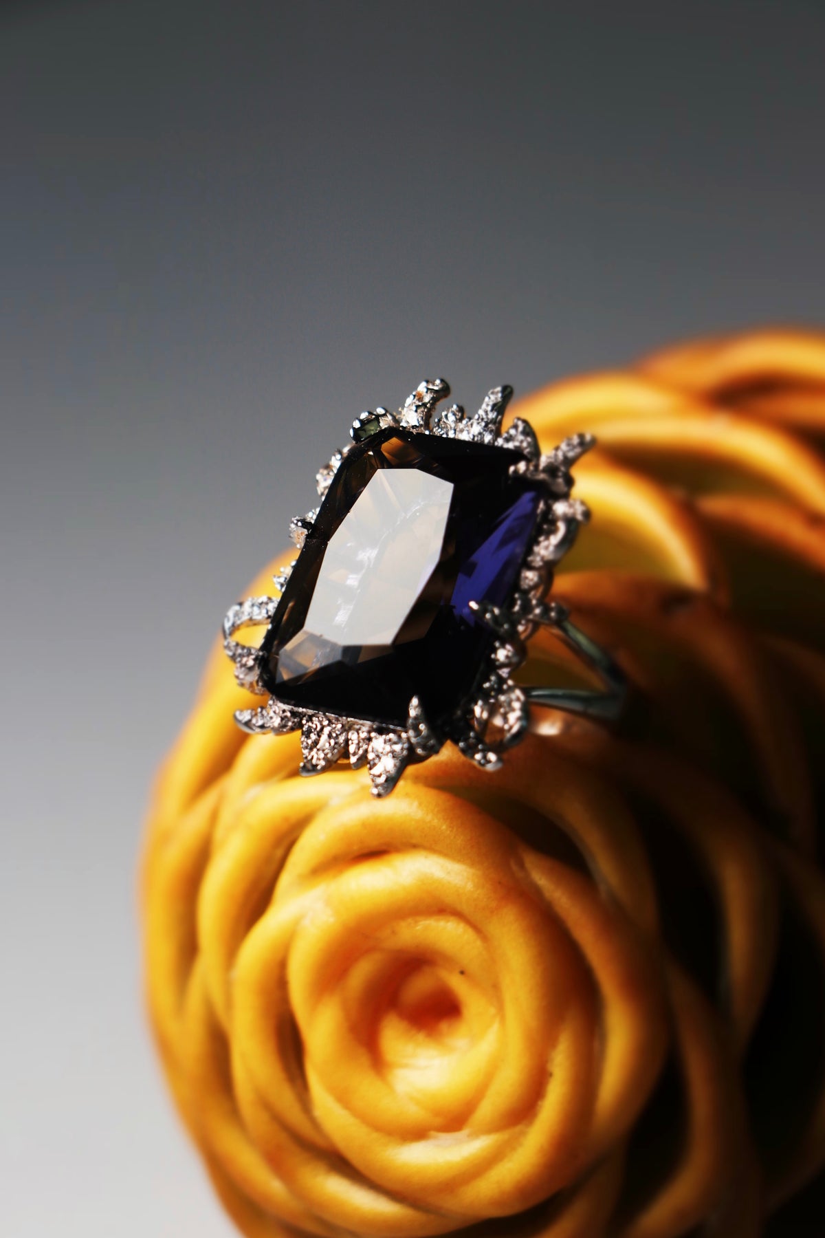 Anillo Plata Cuadro
