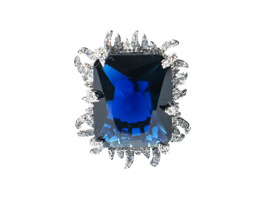 Anillo Plata Cuadro