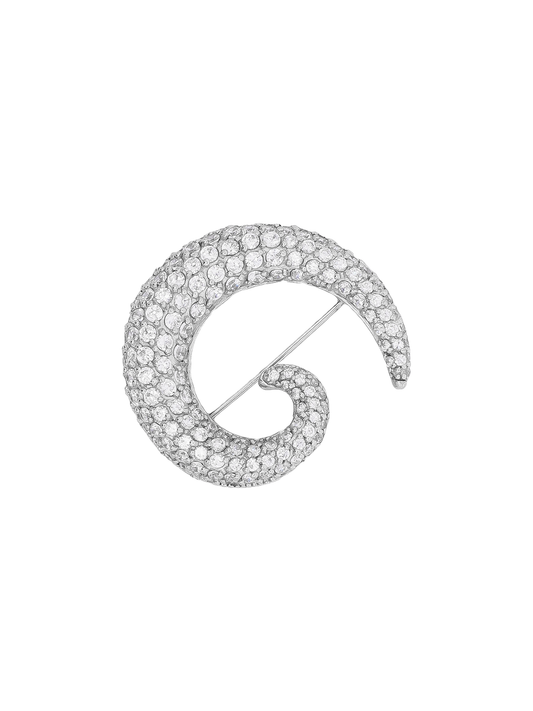 Broche Espiral Plata