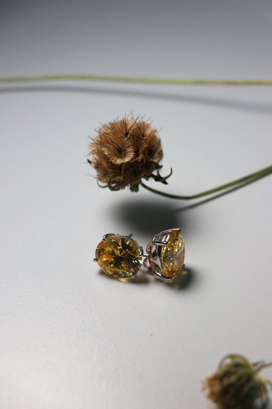 Aretes Oval Plata