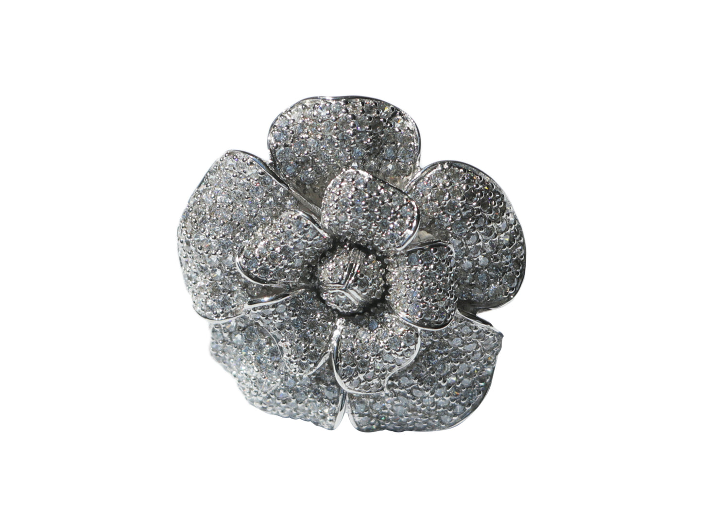 Anillo Flor Plata
