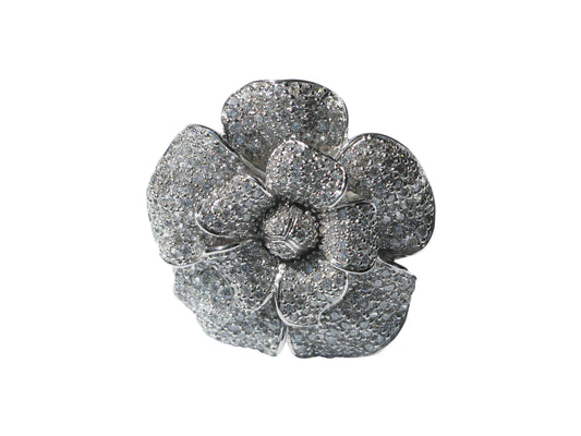 Anillo Flor Plata