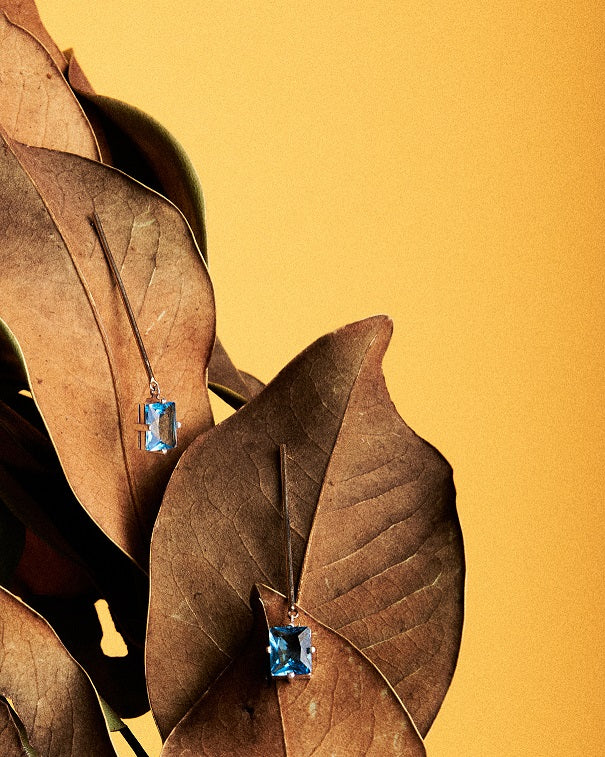 Aretes Largos Dorados