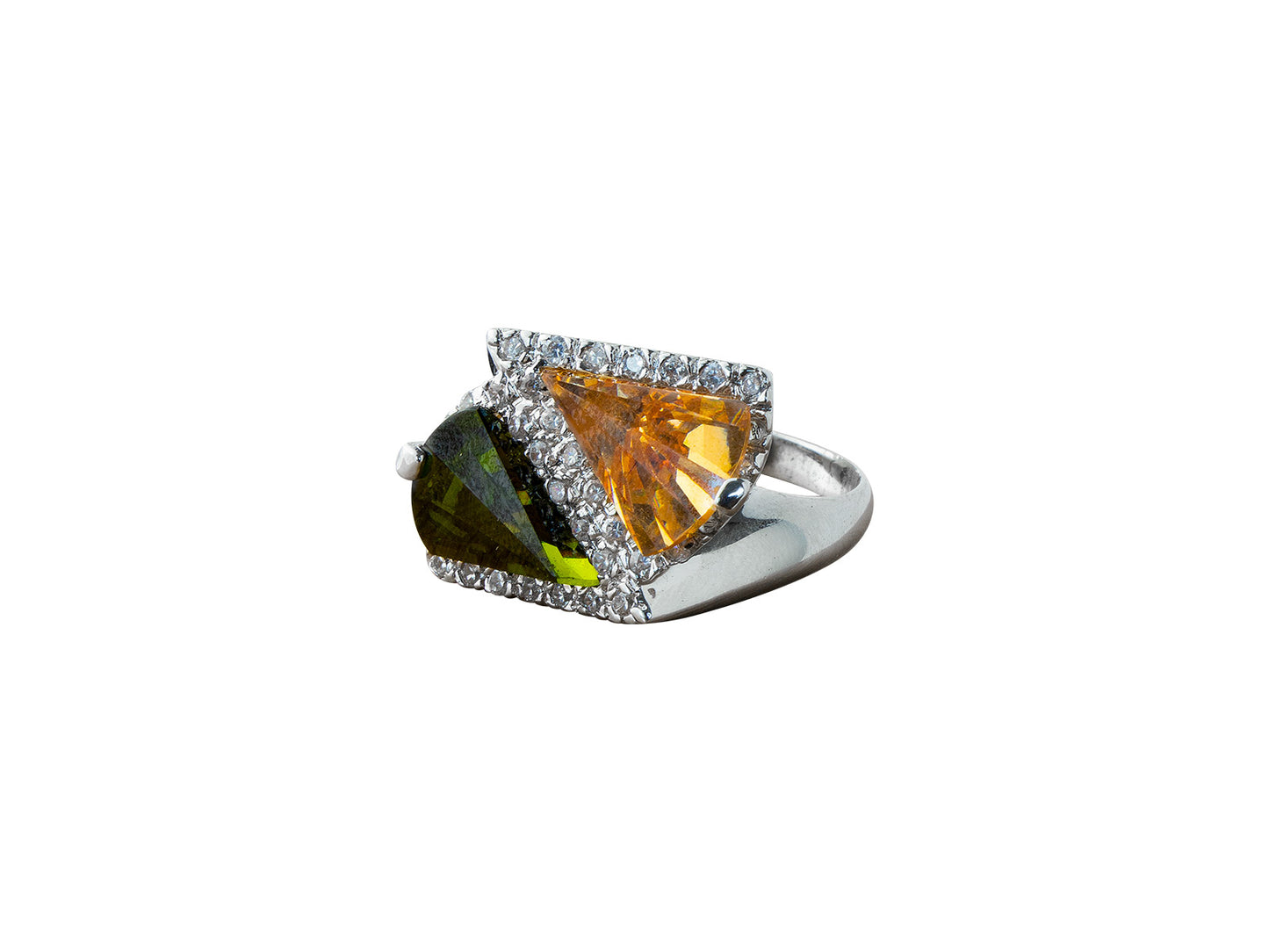 Anillo Plata Triangular