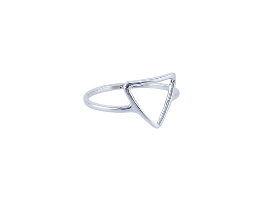 Anillo Triangulo Plata