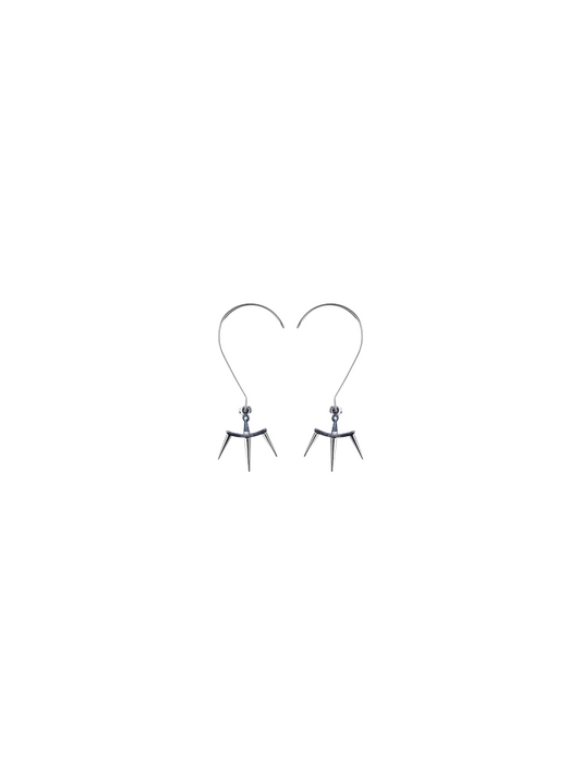 Ear Cuff Plata Forma Picos